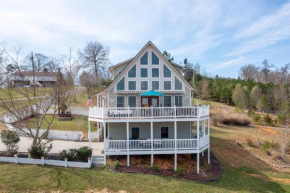 Waterfront Vista at White Oak Cove - Gorgeous Chalet on Douglas Lake with Dock Three Levels Firepit Game Room and Amazing Lake Views